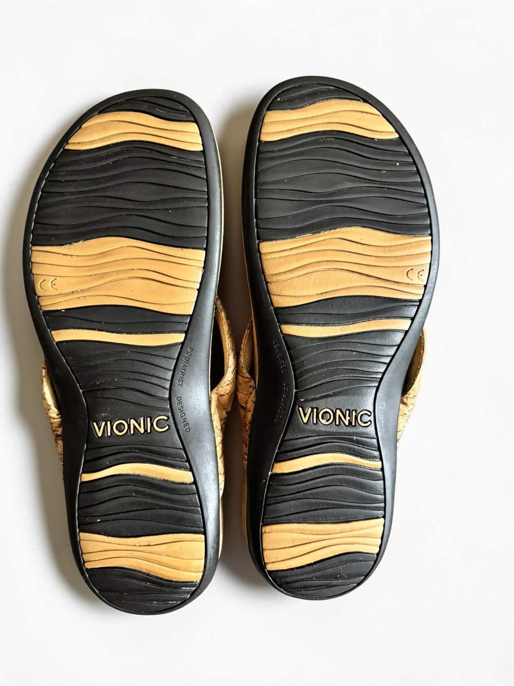 Vionic Bella Orthotic Flip Flops Arch Support Comfort Thong Sandals Women’s 9 - Picture 3 of 6